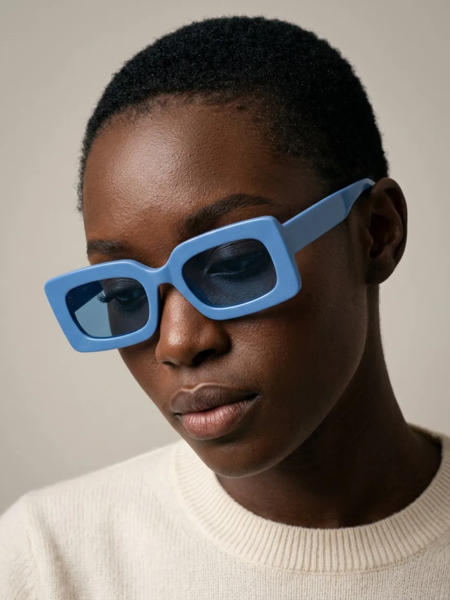 Eyewear portrait in soft optical light