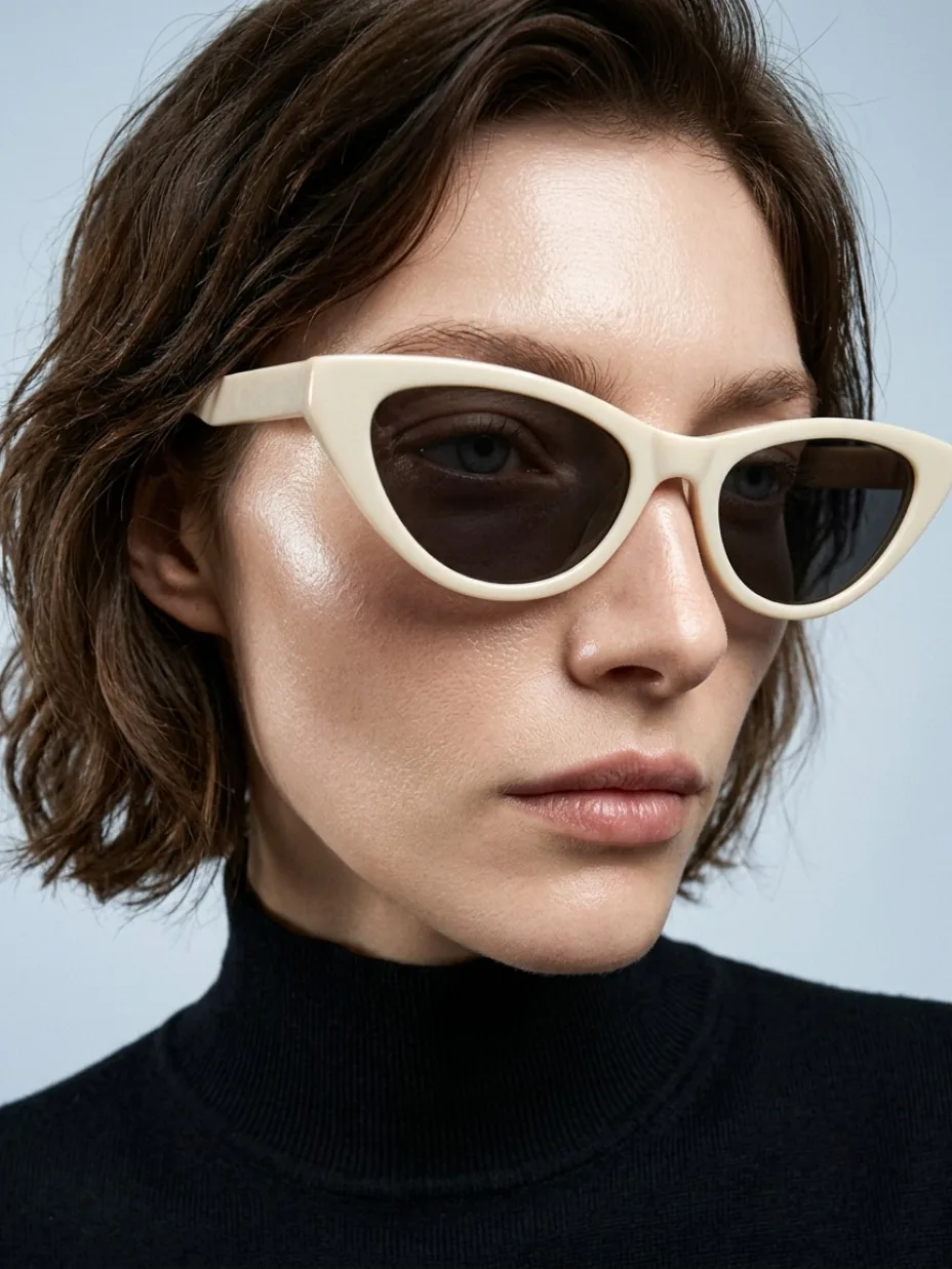 Close portrait with eyewear as the main subject
